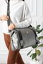 Gray Unisex Soft Faux Leather Casual Hand Shoulder Sports Bag 42*33