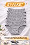 5Li Women's Ribbed Bato Panties, Women's Cotton Bato Panties, Women's Underwear - 2