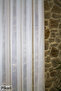Pearl Transparent Glitter Striped Tulle Curtain - 1X3 Dense Pleats - Professional Installation - Ecru - 5