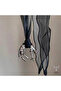 Tulle Tie-Up Panter Model Silver Color Necklace