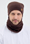 100% Micro Polar Fleece Extra Flexible and Soft Men's Beanie Neck Collar Set - 6
