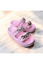 Women's Light Sole Double Band Chain Beach Pool Home Daily Slippers - 3