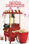 Popcorn Maker New Generation Oil-Free & Healthy Retro Popcorn Home-Office Stylish Design 40 cm