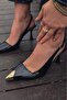 Caligo Stiletto Black Patent Leather - 8