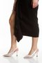 Moire White Stone Transparent Heeled Shoes - 4