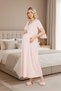 New Season Powder Summer Short Sleeve Special Design Button Detailed Maternity Nightgown - 6