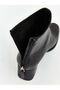 Black Genuine Leather Women's Heeled Shoes - 6