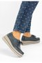Mocasini cu platforma Evelinia V2 navy - 2