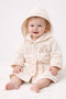Baby Girl 4-Piece Boxed Luxury Gift Bathrobe Towel Set 0-24 Months Cotton - 4