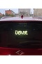 In-Car Neon Led Lighted Decor Love (White with 12 Volt Suction Cup)