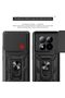 Redmi Note 15 Pro 5g Case with Camera Protection, Sliding Ring Stand, Armor Military Tank Slide Cover - 6