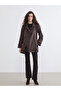Sparkling Choices from Shining Store Double Breasted Roba Collar Loose Fit Women's Trench Coat - 2