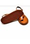 Janie Women's Genuine Leather Buckle Sandals - 7