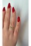 Diva Charm Blue Stone Crown Adjustable Ring - 2