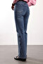 Blue Belted Lycra Straight Cut Jean 1001 - 5