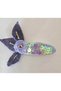 Crystal Stones, Sequins, Organza and Velvet Fabric, Special Design, Purple, Hairpin Set1, Gift - 4