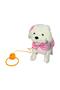 Pft-B025 Plush Leashed Walking Dog Pink -Vrd - 2