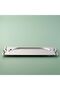 Grace Sade Platinum Tea Tray with Handle Premium 304 Stainless Steel 18/10 Cr-Ni Perfect Shine - 2