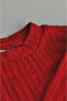 Red Ribbed Baby Lounge Set - 2