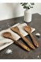 Acacia Spoon Serving Set & Wooden Spoon Set of 3 - 2