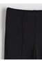 Black Extra Narrow Flared Women's Trousers