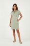 Regular Fit Polo Neck Mini Dress Dress 5866153 - 5