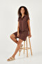 Regular Fit Polo Neck Mini Dress Dress 5866153 - 4