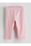 Ecru Peter Pan collar baby girl shirt and leggings - 6