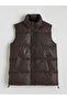 Bordo Mock Neck Women's Puffer Vest - 3