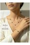 Mini Clover Model Bracelet and Necklace Set - Tarnish-Resistant, Double-Sided