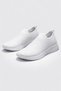 Women's White Sneakers | Lightweight, Breathable Knit Fabric Shoes – Daily Sports & Walking Shoes - 5