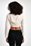 Tie-Up Crop Blouse – Long Sleeves, Stylish and Modern Design - 8
