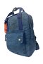 Quality Single Compartment Unisex Design Vintage School Travel Daily Backpack 28X37 cm - 4