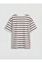 Orange Striped Boy's T-Shirt and Shorts (S6) - 3