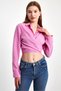 Tie-Up Crop Blouse – Long Sleeves, Stylish and Modern Design - 6