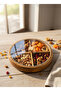 Round 4-Compartment Acacia Snack Bowl / Jewelry Box (25.5 cm) - 6