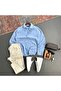 Men's Muslin Fabric Shirt and Jeans 2-Piece Set