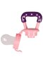Silicone Fruit Pacifier & Teether - Pink - 3