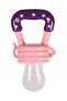 Silicone Fruit Pacifier & Teether - Pink - 5