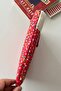 Fabric Book Cover with Pockets Floral Red Book Lover Gift Accessory - 5