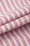 Red Slim Fit 100% Cotton Striped Men's Shirt – New Season Summer Shirt with Pockets 2602627 - 6
