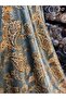 Patterned Velvet Fabric with Metallic Threads - 2