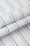 Navy Blue Comfortable Fit Striped Men's Shirt – Pocketed, Wooden Buttoned, Natural Textured, New Season 2602623 - 8