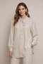 Tie-Up Detail Jacquard Tunic 46227
