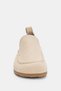 Elvain Genuine Leather Blunt Toe Women's Shoes - Beige Suede - 4