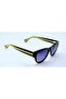 Cray 54 Black Yellow Grey Gradyan Black Yellow Polarized Gray Gradyan Unisex Sunglasses - 6