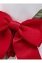 Girls Floral Print Sleeveless Dress with Bow Detail - 5