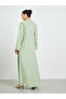 Green Embroidered A-Line Jalabiya - 5