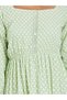 Women Green Floral Print Tiered Maxi Dress - 4