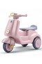 Ride On Push Car with RGB Lights Music Spacious Seat for Toddlers 1–3 Years Pink